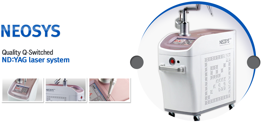 NEOSYS sleady quality Q-switched ND:YAG laser system this is basic of antiaging