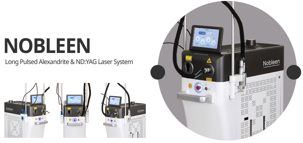 NOBLEEN Long pulsed Alexandrite & ND:YAG Laser system